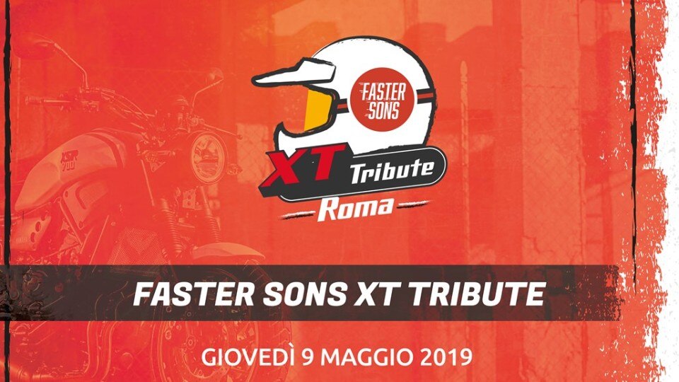 Yamaha Faster Sons XT Tribute a Roma